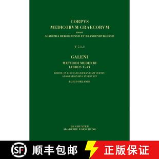 【3-4周达】精装 Galeni Methodus Medendi Libri V-VI / Galen, Die Therapeutische Methode, Buch V-VI [9783111630489]