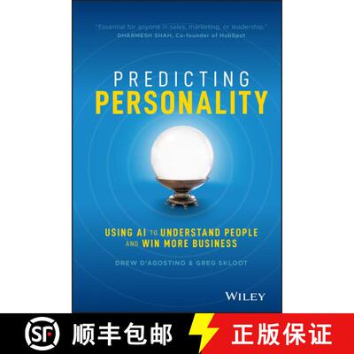 【3-4周达】精装 Predicting Personality - Using Ai To Understand People And Win More Business [Wiley经管] [9781119630999]
