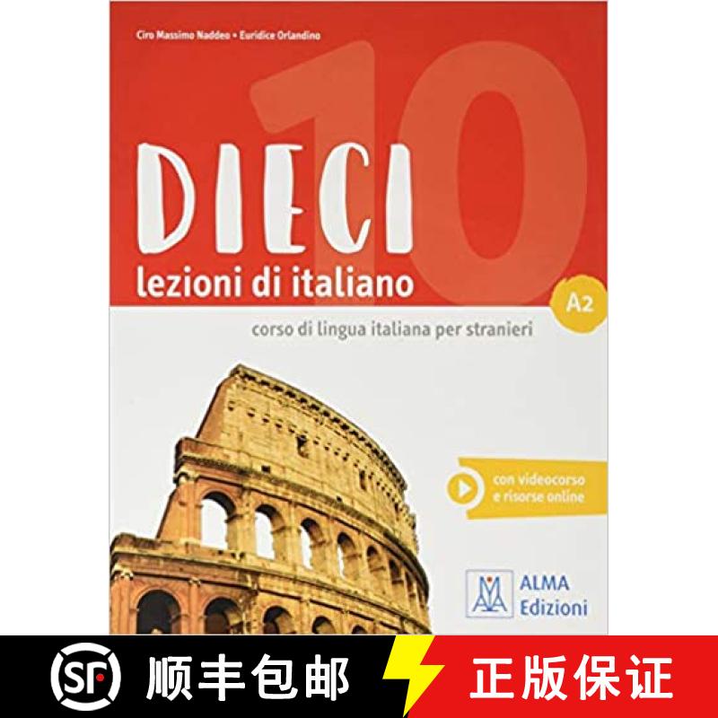 【2-3周达】Dieci: Libro + ebook interattivo A2 [9788861826823]