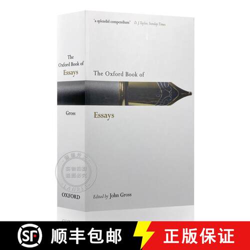 现货 牛津散文集 The Oxford Book of Essays 夏鹏老师推荐书单 [9780199556557]