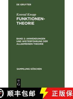 预订 Anwendungen und Weiterführung der allgemeinen Theorie [9783111239217]