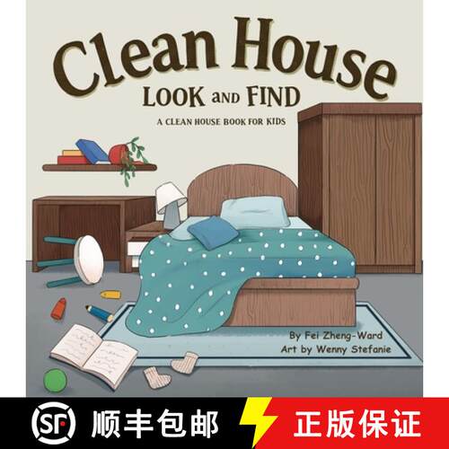 【3-4周达】Clean House Search and Find: A Clean House Book for Smart, Curious, and Helpful Kids [9798893180831]