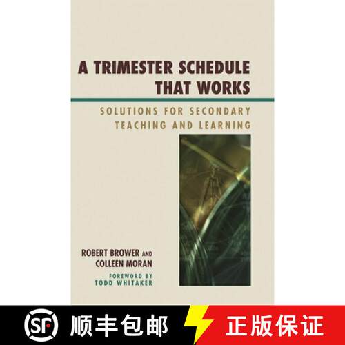 【3-4周达】精装 A Trimester Schedule that Works : Solutions for Secondary Teaching and Learning [9781607091967]