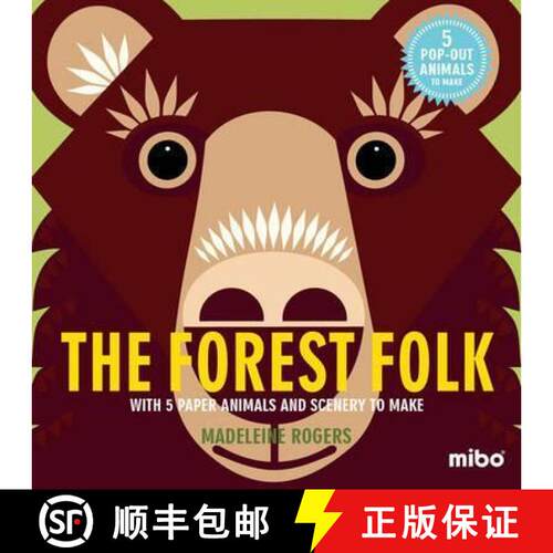 【3-4周达】精装 Mibo: The Forest Folk: With 5 Paper Animals and Scenery to Make [9781908985446]
