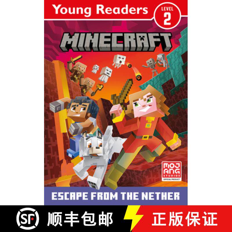 【3-4周达】Minecraft Young Readers: Escape from the Nether! [9780755500468]