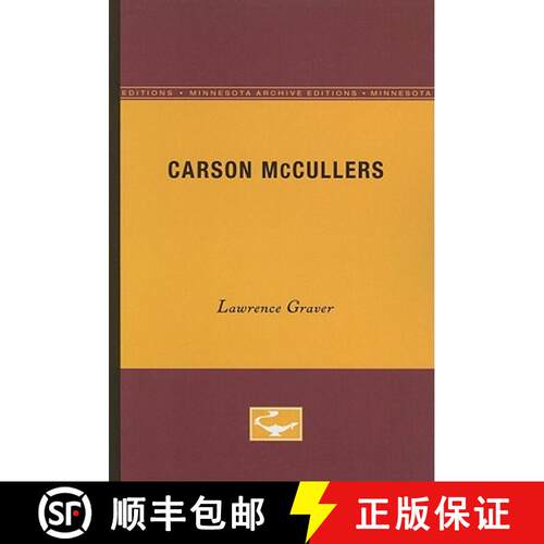 【3-4周达】Carson McCullers: University of Minnesota Pamphlets on American Writers [9780816605460]