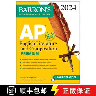 AP English Literature and Composition Premium, 2024: 8 Practice Tests + Comprehensive Review + Online... [9781506287713]
