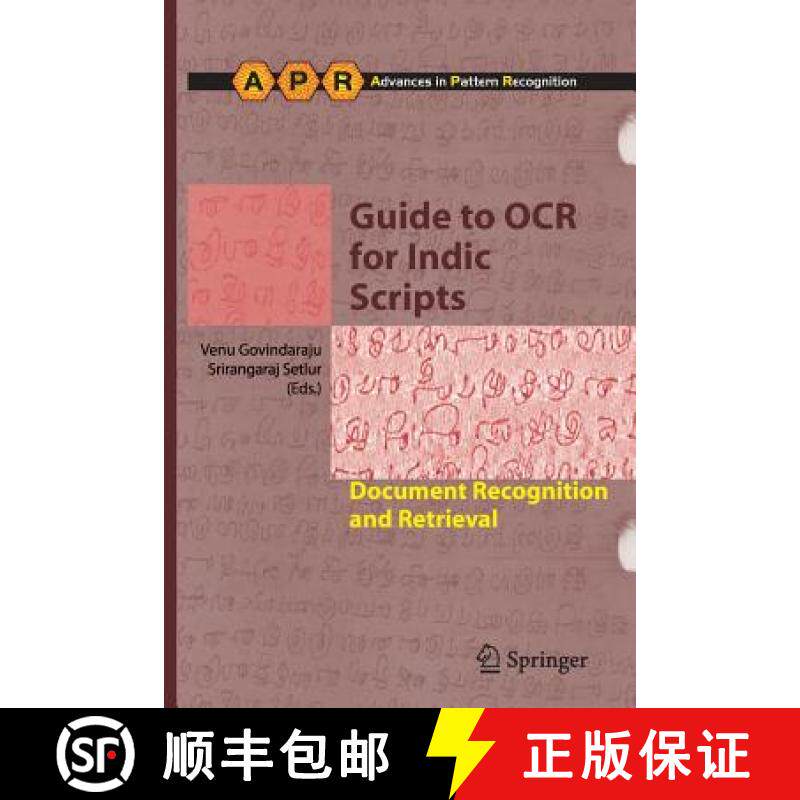 【3-4周达】Guide to OCR for Indic Scripts: Document Recognition and Retrieval [9781447125181]