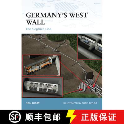 【3-4周达】Germany's West Wall: The Siegfried Line [9781841766782]