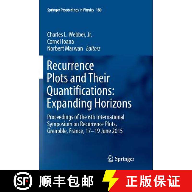【3-4周达】Recurrence Plots and Their Quantifications: Expanding Horizons: Proceedings of the 6th Int... [9783319806877]