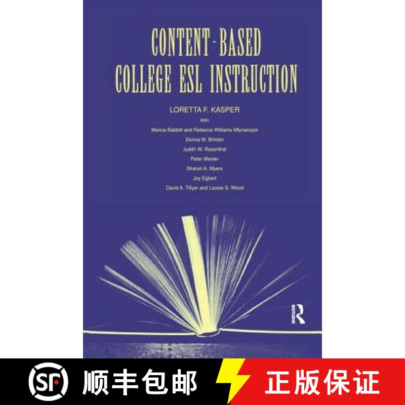 【3-4周达】Content-Based College ESL Instruction [9781138155053]