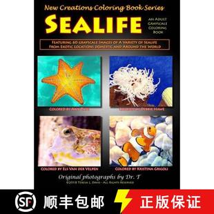 【3-4周达】New Creations Coloring Book Series: Sealife [9781947121478]