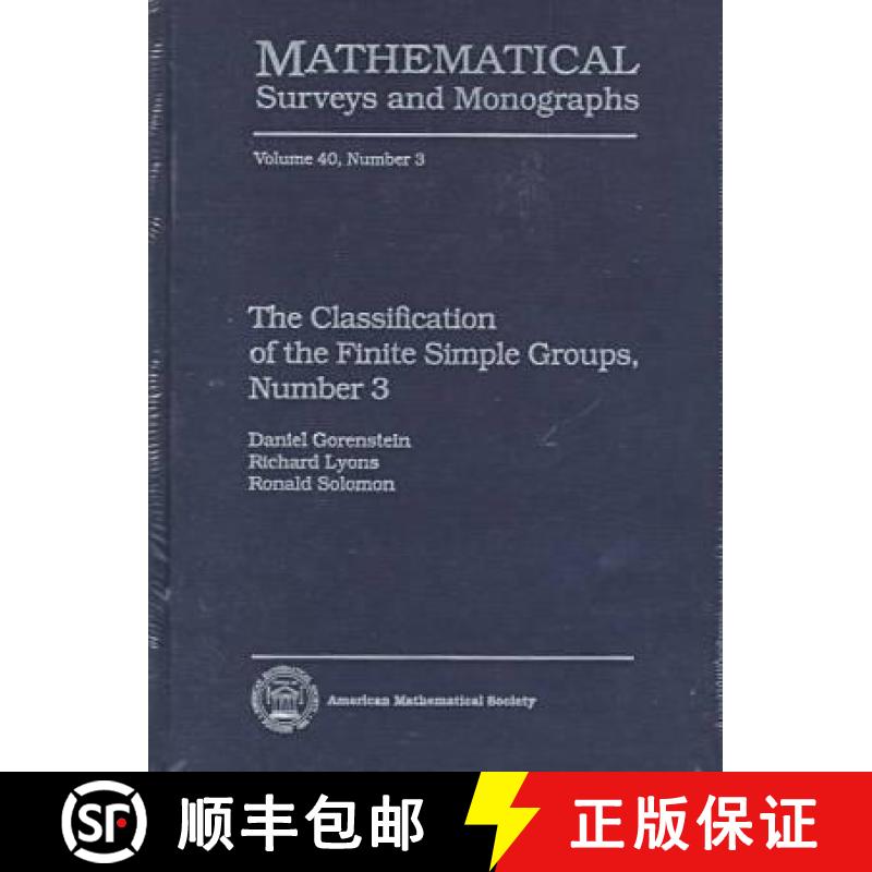 【3-4周达】Classification of the Finite Simple Groups No. 3 [9780821803912]
