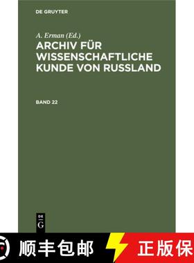 预订 Archiv Für Wissenschaftliche Kunde Von Russland. Band 22 [9783112408339]
