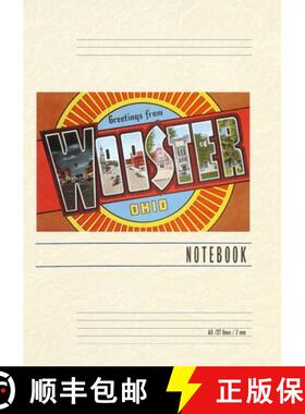 预订 Vintage Lined Notebook Greetings from Wooster [9798385440795]
