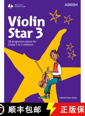 【3-4周达】Violin Star 3, Student's book, with audio [9781860969010]