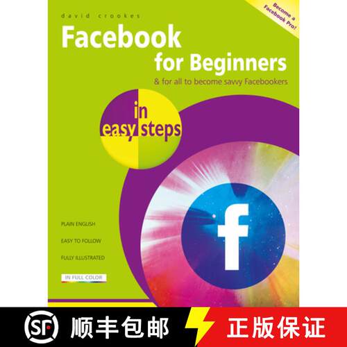 【3-4周达】Facebook for Beginners in easy steps [9781840787795]