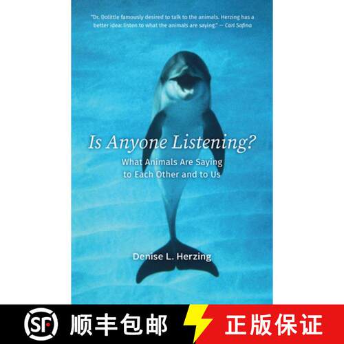 【3-4周达】精装 Is Anyone Listening? – What Animals Are Saying to Each Other and to Us [9780226357492]