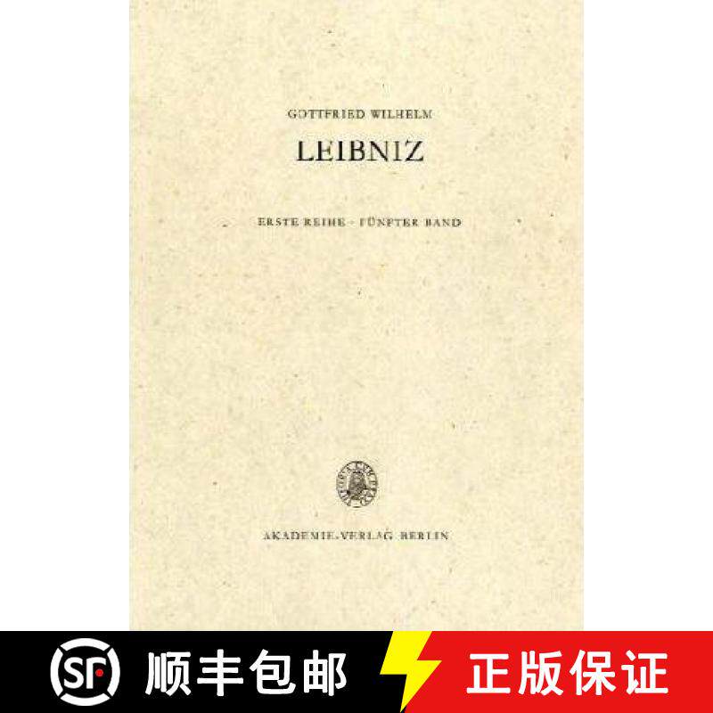 【3-4周达】精装 Saemtliche Schriften Und Briefe: Allgemeiner, Politischer Und Historischer Briefwechs... [9783050010342] - 实物图