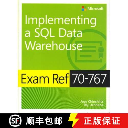 【3-4周达】Exam Ref 70-767 Implementing a SQL Data Warehouse [9781509306473]