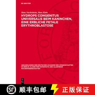 Erythroblastose Universalis Eine Erbliche Kaninchen Congenitus Beim 9783112759240 预订 Fetale Hydrops