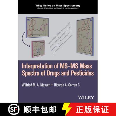 【3-4周达】精装 Interpretation Of Ms-Ms Mass Spectra Of Drugs And Pesticides [Wiley化学化工] [9781118500187]