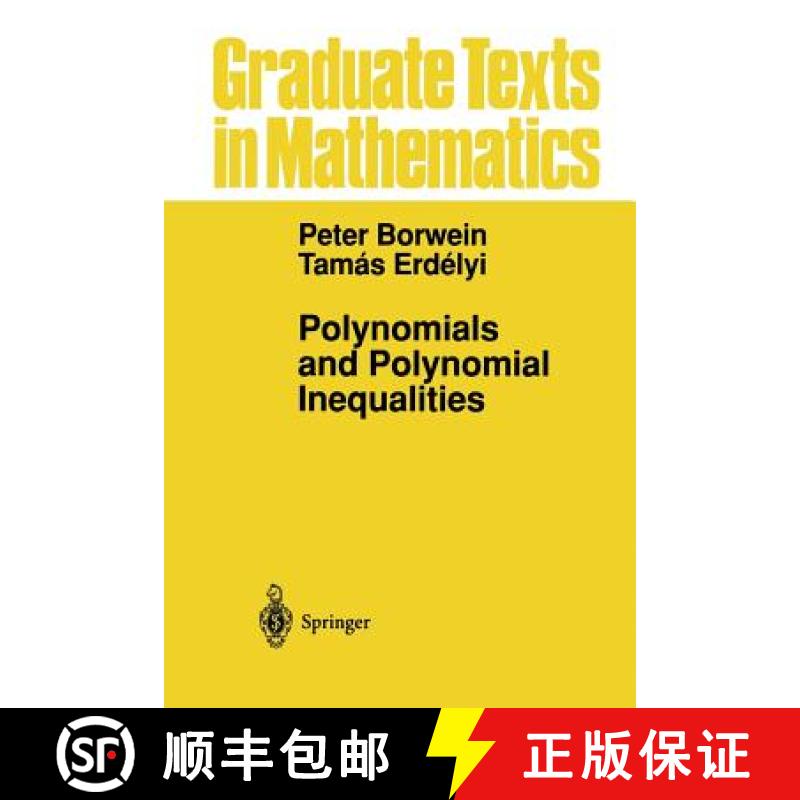 【3-4周达】Polynomials and Polynomial Inequalities [9781461269021]