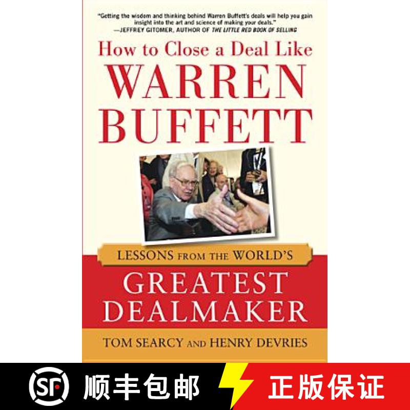 【3-4周达】How to Close a Deal Like Warren Buffett: Lessons from the World's Greatest Dealmaker [9780071801652]