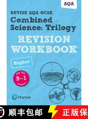 【3-4周达】Pearson REVISE AQA GCSE (9-1) Combined Science: Trilogy Higher Revision Workbook: For 2024... [9781292131689]