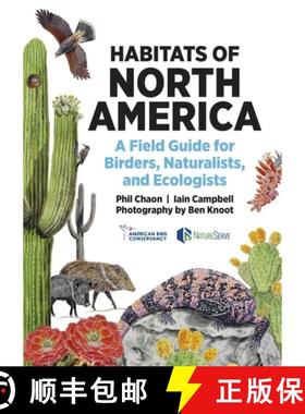 【3-4周达】Habitats of North America: A Field Guide for Birders, Naturalists, and Ecologists [9780691245065]