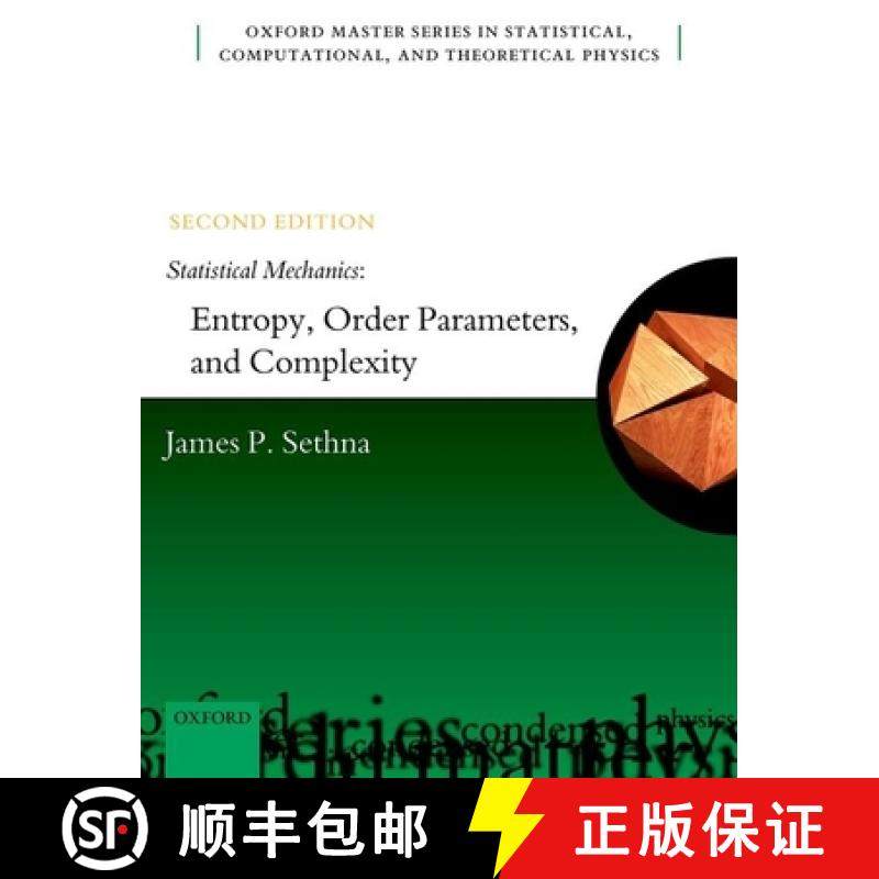 【3-4周达】Statistical Mechanics: Entropy, Order Parameters, and Complexity: Second Edition [9780198865247]