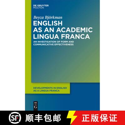 预订 English as an Academic Lingua Franca: An Investigation of Form and Communicative Effectiveness [9783110279146]