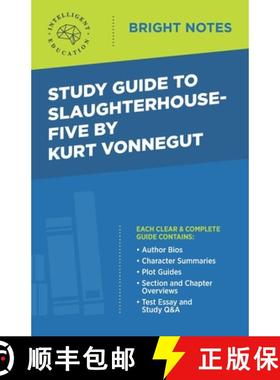 【3-4周达】Study Guide to Slaughterhouse-Five by Kurt Vonnegut [9781645423027]
