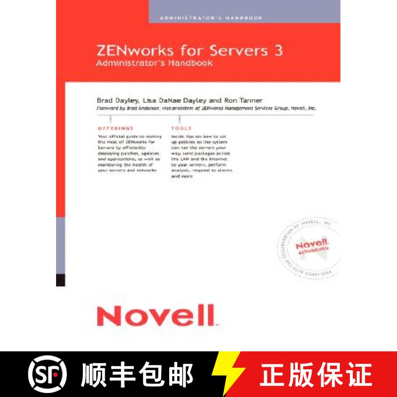 【3-4周达】Novell ZENworks for Servers 3 Administrator's Handbook [9780789729866]