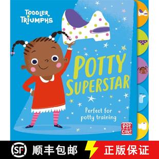 【3-4周达】Toddler Triumphs: Potty Superstar : A potty training book for girls [9781526381514]