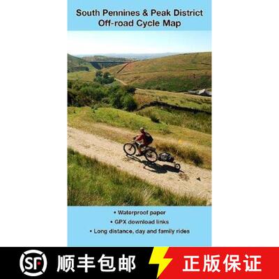 【3-4周达】South Pennines and Peak District Off-road Cycle Map [9781901464382]