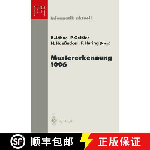 【3-4周达】Mustererkennung 1996 : 18. DAGM-Symposium Heidelberg, 11.-13. September 1996 [9783540615859]