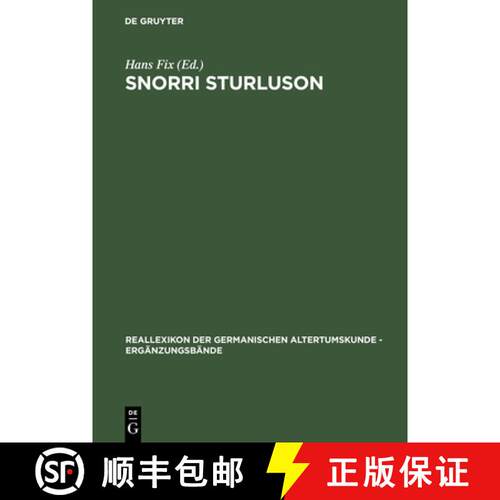 【3-4周达】精装 Snorri Sturluson – Beiträge zu Werk und Rezeption [9783110161823]