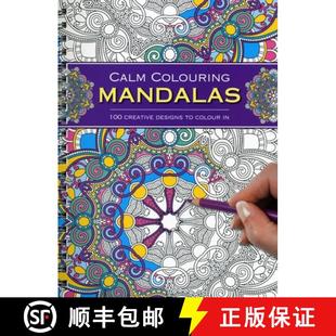 【3-4周达】Calm Colouring: Mandalas: 100 Creative Designs to Colour in [9781780194776]