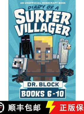 【3-4周达】Diary of a Surfer Villager, Books 6-10: (an unofficial Minecraft book) [9781733695978]