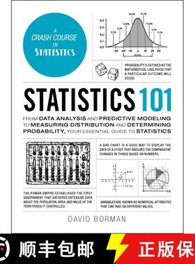 【3-4周达】101系列 统计学 Statistics 101 : From Data Analysis and Predictive Modeling to Measuring Di... [9781507208175]