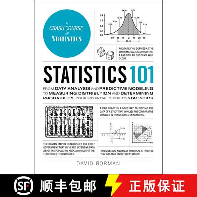 【3-4周达】101系列 统计学 Statistics 101 : From Data Analysis and Predictive Modeling to Measuring Di... [9781507208175]