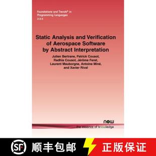 9781601988560 Software Aerospace Interpretation 4周达 Static Analysis and Abstract Verification