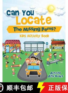 【3-4周达】Can You Locate The Missing Items? Kids Activity Book [9781683231943]