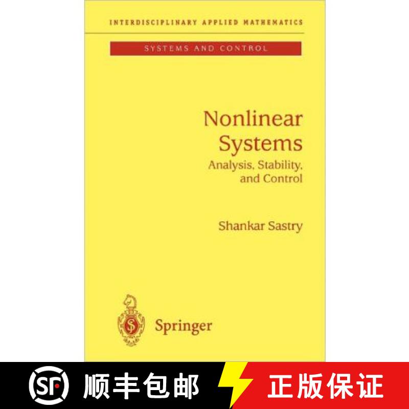 【3-4周达】Nonlinear Systems: Analysis, Stability, and Control [9781441931320]