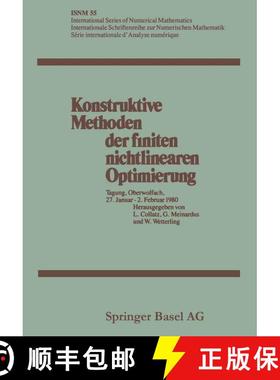 【3-4周达】Konstruktive Methoden der finiten nichtlinearen Optimierung : Tagung, Oberwolfach, 27. Jan... [9783034863230]