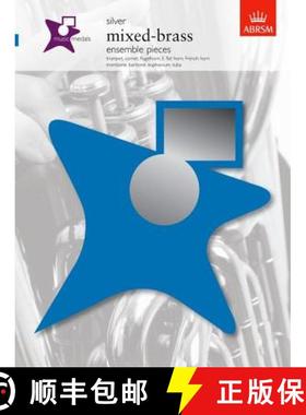 【3-4周达】Music Medals Silver Mixed-Brass Ensemble Pieces: trumpet, cornet, flugelhorn, E flat horn,... [9781860966767]
