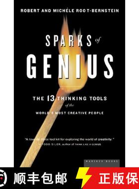 【3-4周达】Sparks Of Genius: The Thirteen Thinking Tools of the World's Most Creative People [9780618127450]