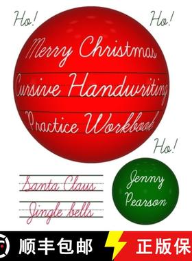 预订 Merry Christmas Cursive Handwriting Practice Workbook [9781941691656]