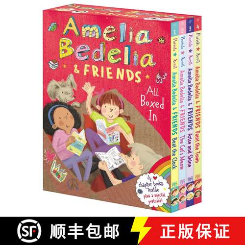 【3-4周达】Amelia Bedelia & Friends Chapter Book Boxed Set #1: All Boxed in [9780063023192]